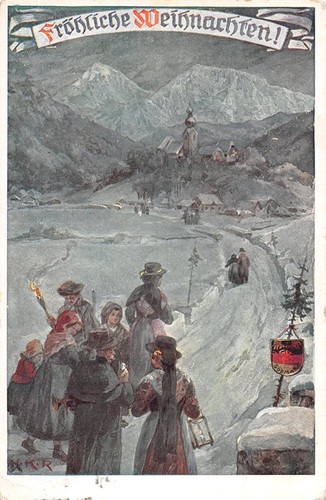10712 frohe weihnachten - ak,