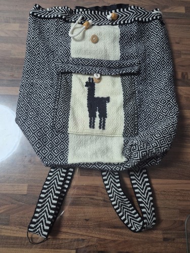 Alpaka rucksack handarbeit - alpaka,
