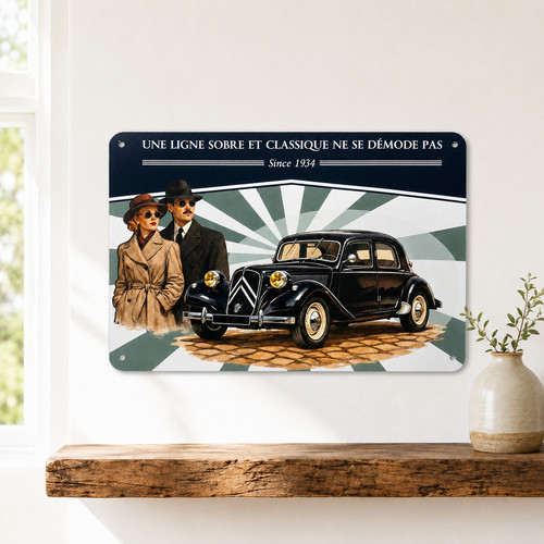 Dekoschild citroën traction - traction,
