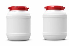 2er Set 26 L Drehdeckelfass