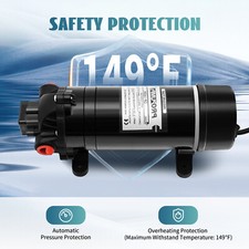 220V Wasserpumpe Selbstansaugende Pumpe Hochdruckpumpe Membranpumpe 5.5L/min NEU