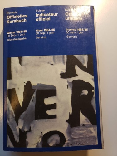 Schweiz offizielles kursbuch - offizielles,