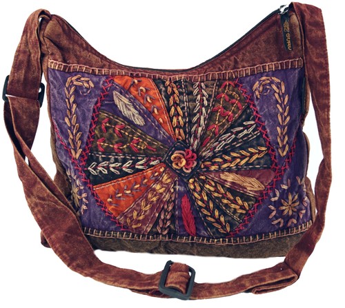Schultertasche patchwork - schultertasche,,