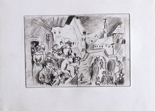 Karl Hubbuch,Radierung