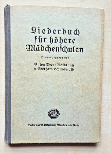 Liederbuch für höhere