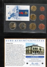 Euro KMS Lettland 2014 Erstausgabe