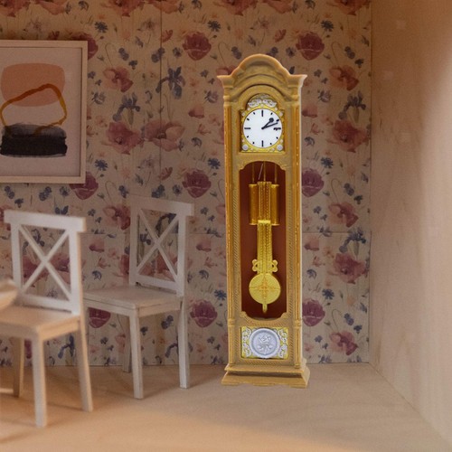 Miniatur-Puppenhaus-Standuhr