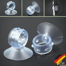1-100 x Saugnapf 50 mm Loch Ring Kragen Öse Vasen Reagenzgläser Deko Saugnäpfe