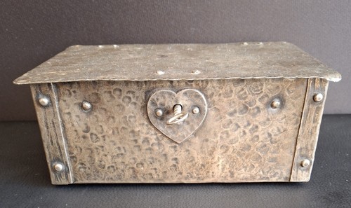 Antike schatulle zinn - antike,