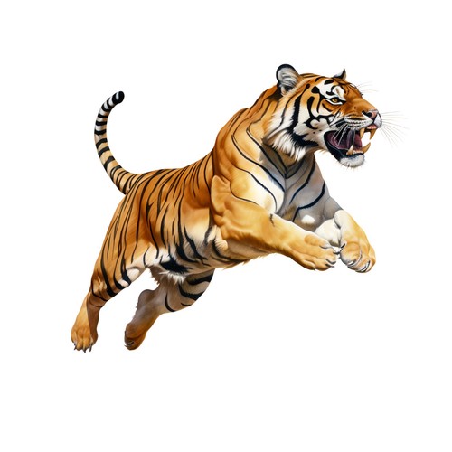 Sticker tiger autoaufkleber - 6x,