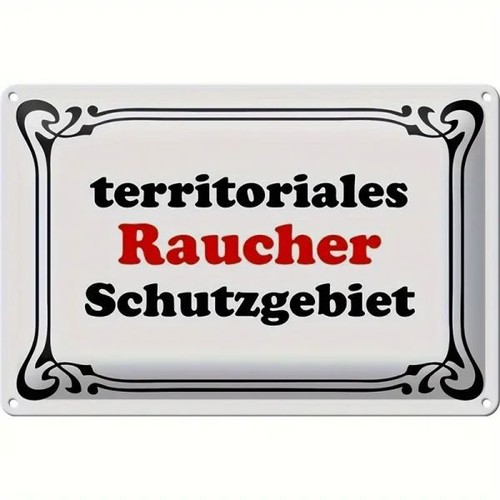 Blechschild territoriales