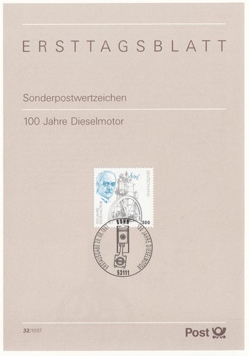 Ersttagsblatt 1997 100 - ,