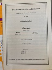 Bonjour Musette Alfons Holzschuh Orchester Partitur Akkordeon Noten