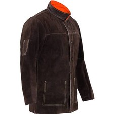 Stamos Schweiß Jacke "M" Schweißerjacke Echtes RindsLEDer Gr M LEDer Schweißen