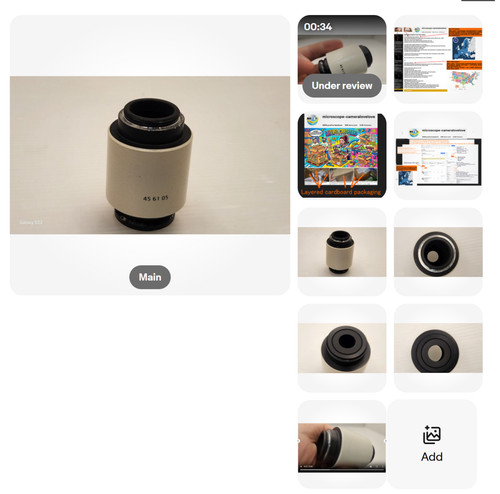 Zeiss mikroskop kamera adapter - kamera,