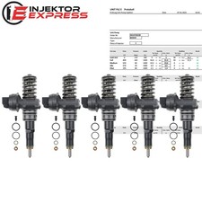 5x 070130073N Pumpedüse Injektor 0414720228 VW Touareg T5 Bus 2.5 TDI 0986441573