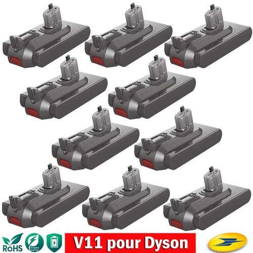10x akku für dyson - akku,