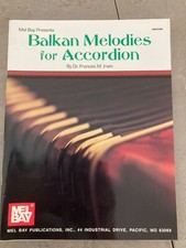 Balkan Melodies for Accordion Dr. Fances M. Irwin  Noten Akkordeon
