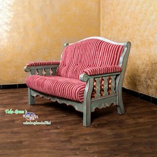 Voglauer Landhaus Sofa Altblau