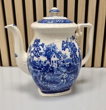 Villeroy & Boch France-Saar Kaffeekanne Rusticana - blau - 1947-1956