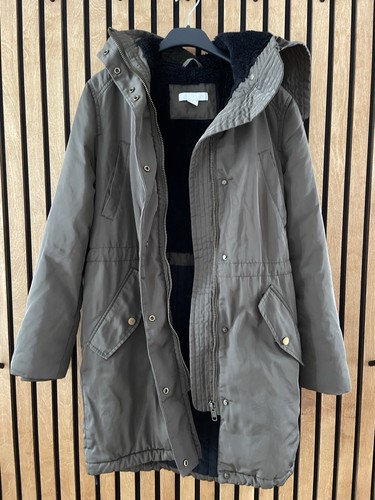 Khaki farbener wintermantel - khaki,