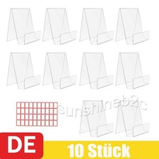 10er Set Acryl Buchständer
