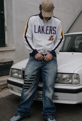 Vintage lakers track jacket - track, |