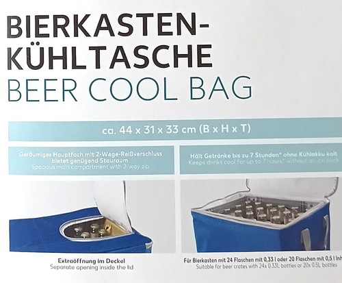 Kühltasche für bierkasten - kühltasche,