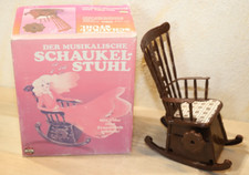 Airfix Petra Kinder Puppenhaus Schaukelstuhl, Musikalischer Stuhl, OVP 1970's