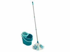 LEIFHEIT 52106 - Wischmop-Set Power Mop 3in1 Bodenwischer mit Eimer