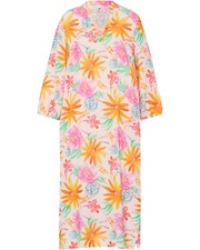 Backstage Leinen-Tunikakleid