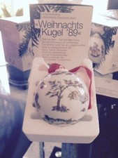 Hutschenreuther Weihnachtskugel 1989  Originalverp. u.v.a. auch Weihnachtsglocke