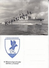M 1078 KM-Boot CUXHAVEN ,Bundesmarine, Postkarte mit Schiffstempel