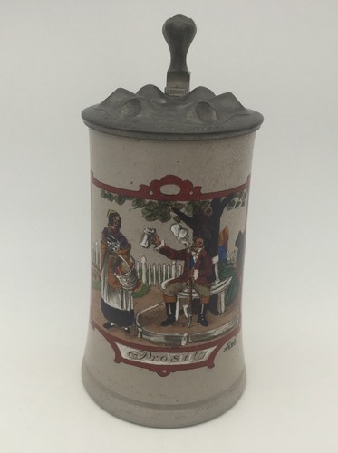 Jugendstil bierkrug prosit - jugendstil,