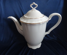 Kaffeekanne Kanne Vintage Seltmann Weiden Marie Luise Weiß Goldrand 2 Liter
