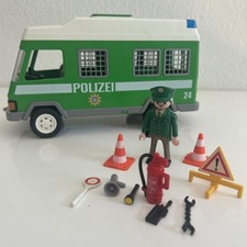 Playmobil Polizeiauto Aus 3160 Transporter mit Zubehör