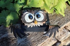 Gartenfigur Zaun Eule