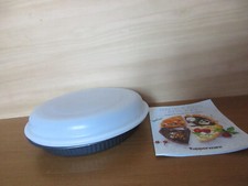 TUPPERWARE ULTRAPRO QUICHEFORM Ø 23 cm Mikrowelle Backofen wie NEU + Rezepten