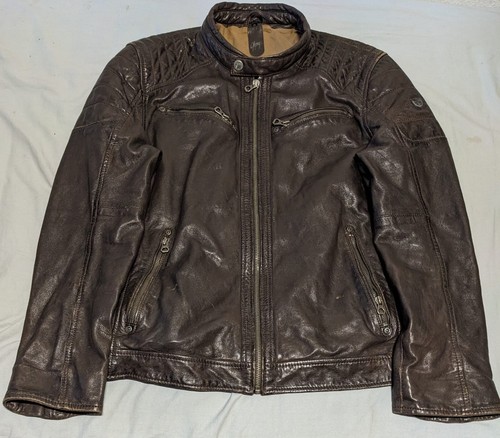 Lederjacke herren braun - lederjacke,