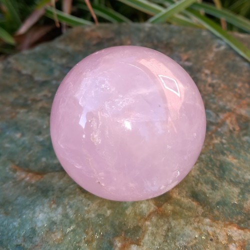 5cm sphere rosenquarz kugel - rosenquarz,