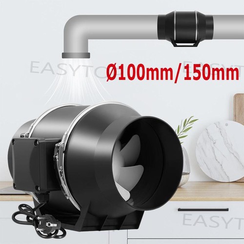 ø100mm 150mm rohrventilator - Ø100mm/150mm,