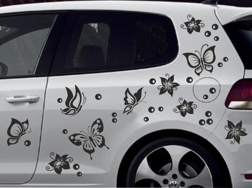 Aufkleber set auto - aufkleber, car