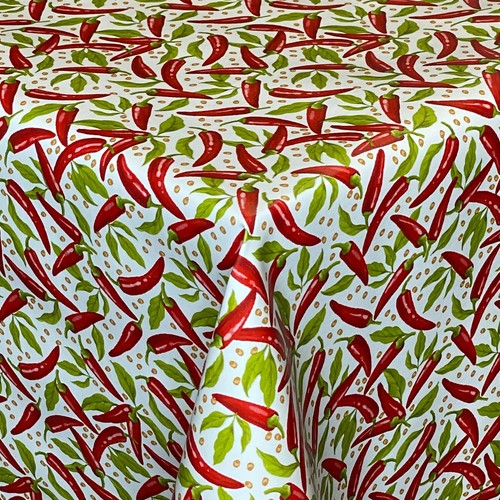 Wachstuch tischdecke pepperoni - tischdecke,