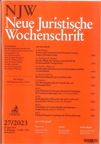 Njw 2023 neue juristische - njw,