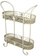 Etagere Servierwagen Blumentreppe Metallregal Serviertisch Vintage Blumenständer