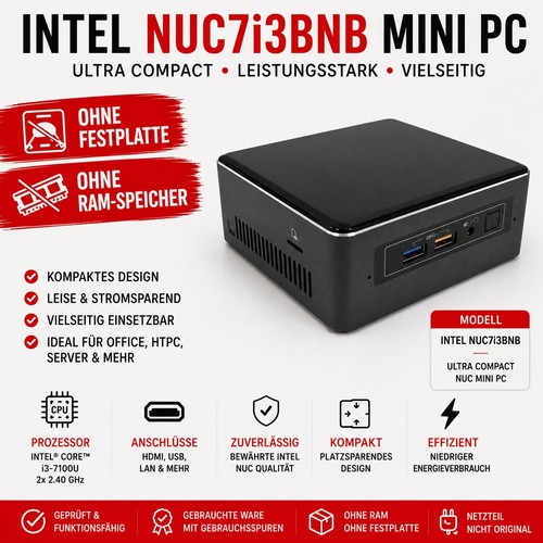 Intel nuc7i3bnb mini pc - intel,