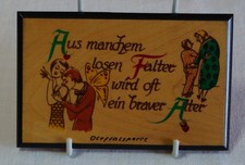 Brandmalerei - Deko - Holz -