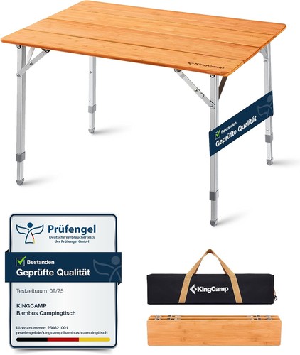 Campingtisch klappbar bambus - campingtisch,