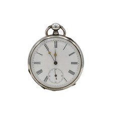 Herren Taschenuhr Schlüsseluhr Schweiz in 800er Silber pocketwatch Sammlerstück
