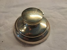 Tintenfass Antik - versilbert